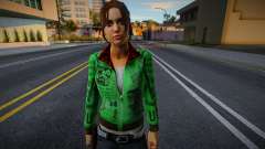 Zoe (Grün) aus Left 4 Dead für GTA San Andreas