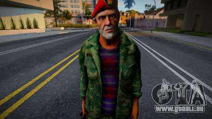 Bill en uniforme de Left 4 Dead pour GTA San Andreas