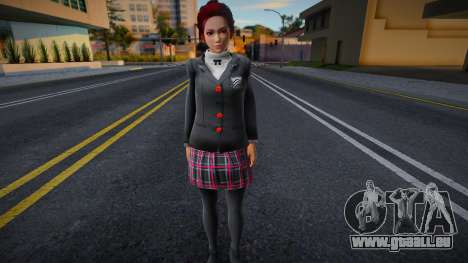 Kasumi WInter School Uniform für GTA San Andreas