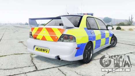 Mitsubishi Lancer Evolution VIII Britische Poliz