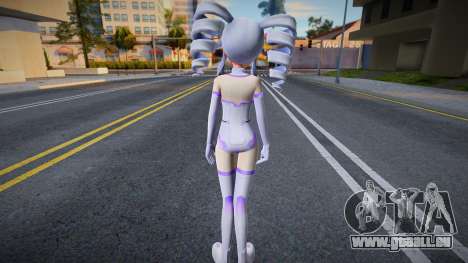 Lilac Black Sister (Custom Neptunia Skin) für GTA San Andreas