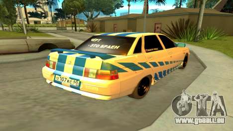 VAZ 2110 Braen GVR pour GTA San Andreas