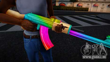 AK-47 Multicolor pour GTA San Andreas