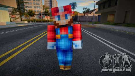 Steve Body Mario für GTA San Andreas