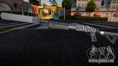 Pump Shotgun (Bones Finish) v6 für GTA San Andreas