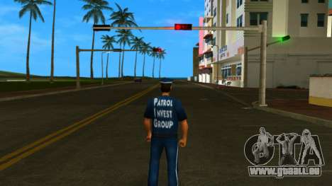 Tommy habillé en agent de sécurité P.I.G pour GTA Vice City