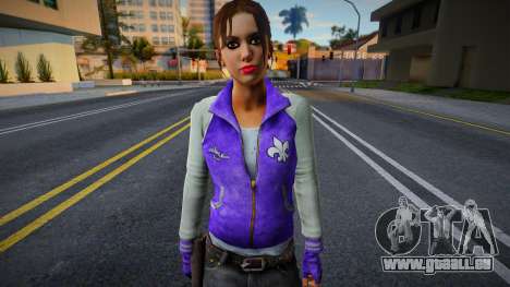 Zoe (Street Saints Coat) aus Left 4 Dead für GTA San Andreas