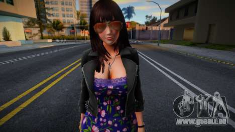 DOA Naotora Li - Jacket Dress Flower v2 pour GTA San Andreas