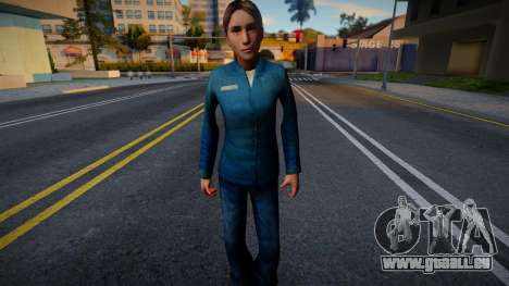 FeMale Citizen from Half-Life 2 v2 für GTA San Andreas