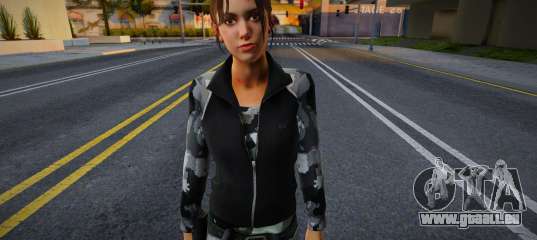 Zoe (Camo Army) de Left 4 Dead pour GTA San Andreas