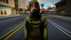 Gas Mask Citizens from Half-Life 2 Beta v8 für GTA San Andreas