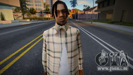 Fam 2 With Burberry Shirt pour GTA San Andreas