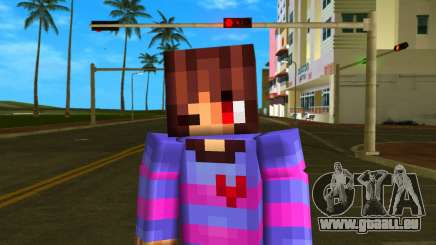 Steve Body Frisk Undertale pour GTA Vice City