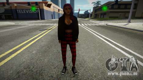 Fille aux cheveux roux 3 pour GTA San Andreas