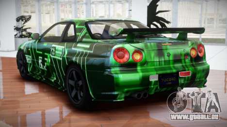 Nissan Skyline R34 GT-R V-Spec S4 für GTA 4