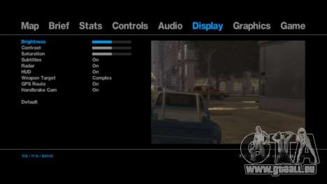 Blue Hud pour GTA 4