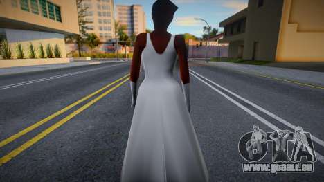 Thicc Female Mod - Wedding Outfit für GTA San Andreas