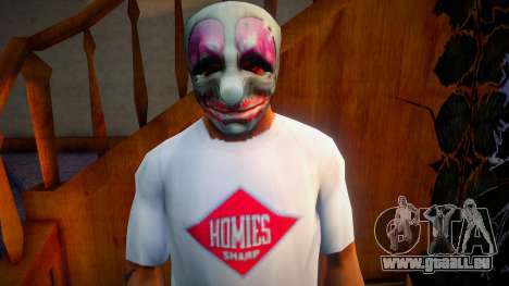 Maske aus Payday: The Heist v2 für GTA San Andreas