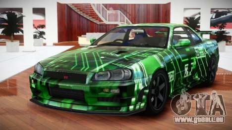 Nissan Skyline R34 GT-R V-Spec S4 für GTA 4