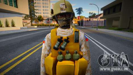 Soldat chilien de boe pour GTA San Andreas