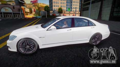 Mercedes-Benz W221 (White RPG) für GTA San Andreas