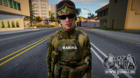 Soldat der 1er Batallón de Policia Naval für GTA San Andreas