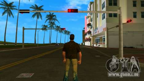 Tommy en chemise marron pour GTA Vice City