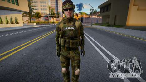 Soldat der 1er Batallón de Policia Naval für GTA San Andreas