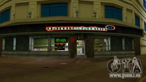 Gamestation Shop (New Worker Skin) für GTA Vice City