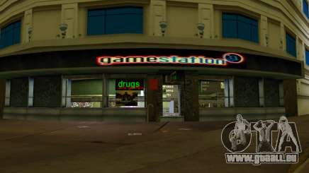 Gamestation Shop (New Worker Skin) pour GTA Vice City