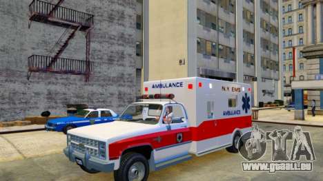 Ambulance Chevrolet Silverado 1986 pour GTA 4