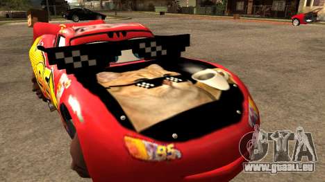 Lustige Lightning McQueen für GTA San Andreas