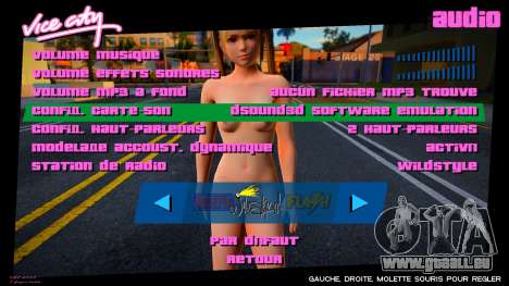 Marie Rose Nude Menu 1 pour GTA Vice City