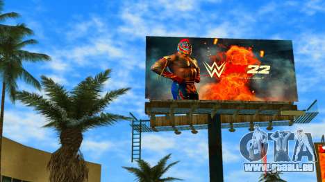 Rey Mysterio WWE2K22 Billboard für GTA Vice City