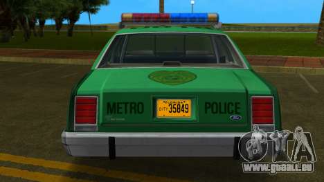 Ford LTD Crown Victoria Police für GTA Vice City