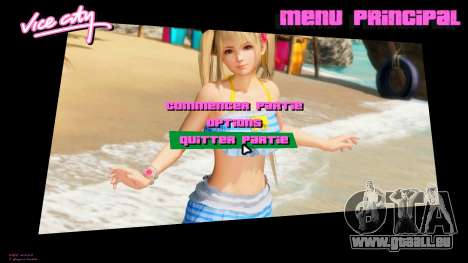 Marie Rose DOA Menu 4 pour GTA Vice City