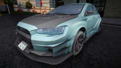 Mitsubishi Lancer EVO X 2015 Varis pour GTA San Andreas