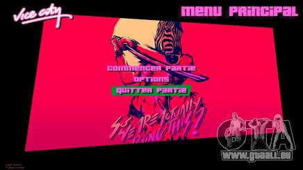 Hotline Miami Menu HD v10 pour GTA Vice City