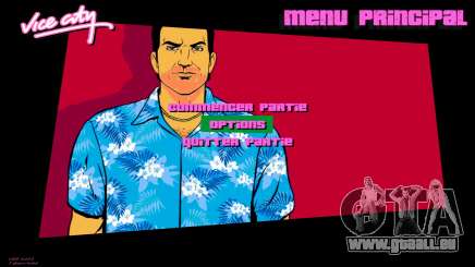 Tommy Artwork Menu HD pour GTA Vice City