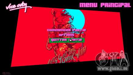 Hotline Miami Menu HD v9 pour GTA Vice City