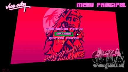 Hotline Miami Menu HD v1 pour GTA Vice City