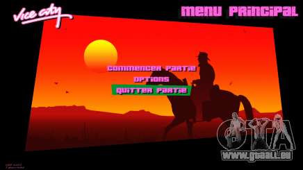 Red Dead Redemption 2 Menu 2 pour GTA Vice City