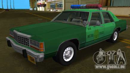 Ford LTD Crown Victoria Police pour GTA Vice City