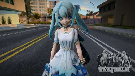 Hatsune Miku Cosplay Faruzan Genshin Impact pour GTA San Andreas