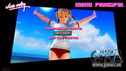 Marie Rose from DOA Menu pour GTA Vice City
