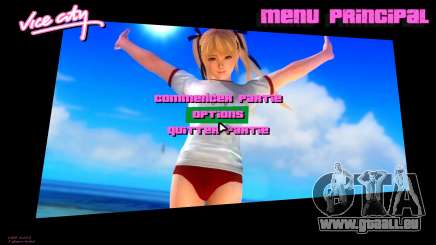 Marie Rose from DOA Menu pour GTA Vice City