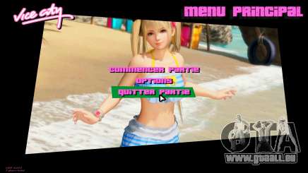 Marie Rose DOA Menu 4 pour GTA Vice City