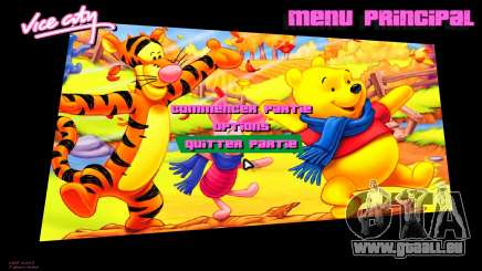 Menu Winnie l’ourson pour GTA Vice City