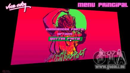 Hotline Miami Menu HD v3 pour GTA Vice City