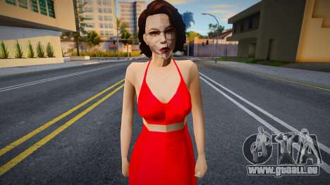 Mädchen im roten Kleid v1 für GTA San Andreas